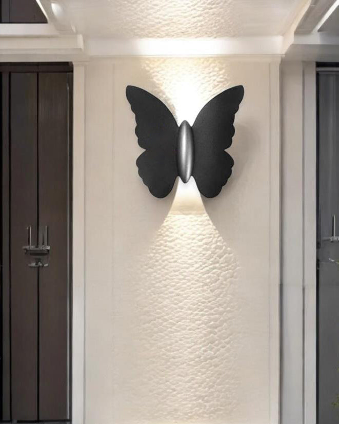 Butterfly Glow Out Door Wall Light